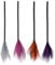 NAUZE 4 Pieces Witch Broom Halloween Witch Broomstick for Kids Party Props for Halloween Christmas Masquerade Show Dress Up Supplies