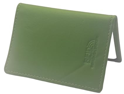 AKSHIDE® Soft Nappa Leather Bus Holder,Train Pass,Driving Licence Holder,Oyster Card Holder (Green)