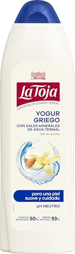 La Toja Yoghurt Griechisches Duschgel für eine pflegende Haut, sanfter Mandelduft, Pflege und Geschmeidigkeit, 600 ml