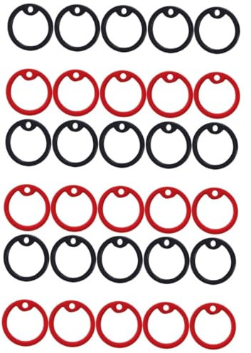Toddmomy 3sets Dog Tag Indestructible Rings Pet Tag Mute Accessory Lightweight Design for Easy Pet Movement 10pcs*3