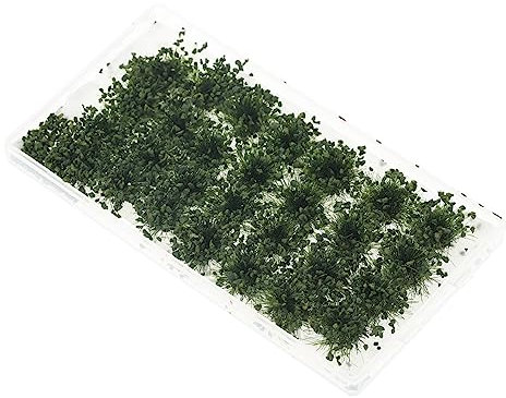 Hohopeti Miniatur Kunstpflanzen Für Mikrolandschaften Künstliche Sträucher Langlebigem Material Für Garten Und Modellbau Deko Dunkelgrün