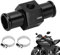 Adaptador de manguera de radiador de calibre de sensor de 16 mm, tubo de junta de temperatura del agua, adaptador de temperatura del refrigerante del coche, 2 abrazaderas, adaptador de temperatura del