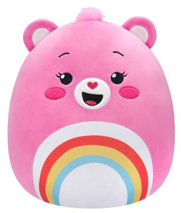 Squishmallows Care Bears | Cheer Bear 12inch Plush | Collectable Cute Plush Toy, Cuddly Toys for Children, Soft Toys, Cute Teddies Suitable for Girls and Boys Ages 3
