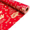 43 cm x 15 m Weihnachtsgeschenkpapierrolle, recycelbares rotes Geschenkpapier aus Kraftpapier für Weihnachts-, Geburtstags- und Partygeschenkboxen, Geschenkdekorationen