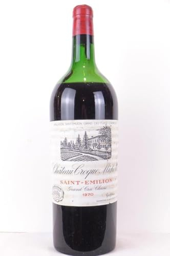 magnum 150 cl saint-émilion château croque michotte grand cru classé rouge 1970 - bordeaux