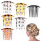 Ouligay 6 Stück Haarkämme zum Stecken, Gebogene Haarkamm Damen, Einsteckkamm Steckkamm Haare French Side Combs mit Zähnen, Französisch Twist Kamm für Frauen Mädchen