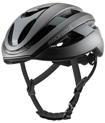 ROCKBROS Fahrradhelm Sport Mountainbike Schutzhelm Leichter Helm für Damen und Herren Atmungsaktiv M 54-58cm/ L 58-62cm