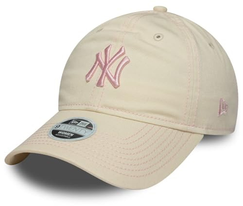 New Era 9Twenty Damen Cap - Washed New York Yankees beige