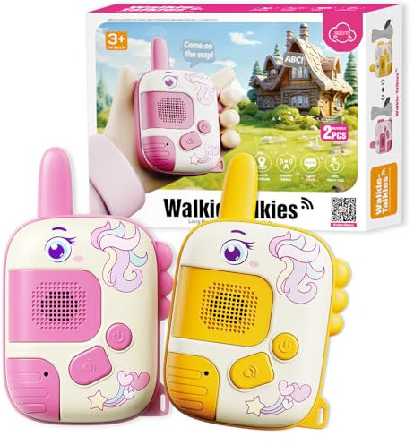 Einhorn Geschenke für Mädchen - Walkie Talkie Kinder Spielzeug Geschenke Junge Mädchen 3-10 Jahre Spielzeug ab 3 4 5 6 7 8 Jahre Junge Mädchen Outdoor Spiele für Kinder Walki Talki Geschenke Kinder