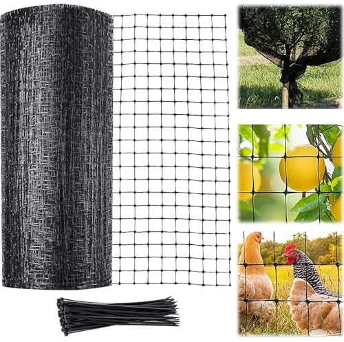 2.1x15m Bird Netting With 20x Cable Ties - Heavy Duty Garden Net Kit for Protecting Vegetables, Plants and Fruit From Birds - Pond Protection