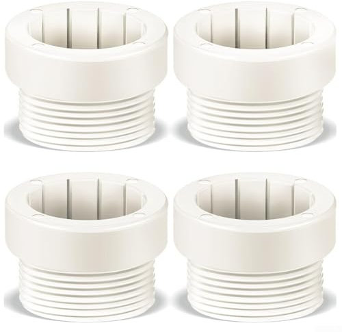 Kit estabilizador de paraguas para exteriores con 4 piezas, proporciona apoyo y estabilidad para sombrillas de terraza de patio (blanco)