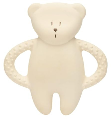 moonie Natural Rubber Bear eether - Safe, Soft & Eco-Friendly for Babies - Polar