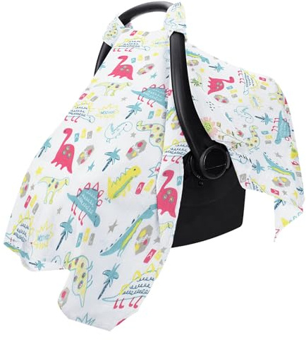 Kleinkinder Windproof Cover Niedliche Gedruckte Säuglinge Babyträger Fall Neugeborene Korbschutzhülle Für Vielbeschäftigte Eltern Weich Und Atmungsaktiv