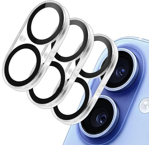 AOOSU Kameraschutz für iPhone 17 Kamera Schutzfolie, 3 Stück Kamera Schutzglas 9H Härte Kamera Panzerglas, Ultra HD Klar Linse Folie Anti-Kratzer Lens Schutz für den Bildschirm