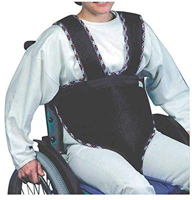 1x Behrend Rollstuhl-Sitzhose, Träger, Rollstuhlfixierung, Rollstuhlhose, für Kinder, 140 cm