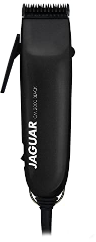 JAGUAR Tondeuse à cheveux CM 2000 Black | Clipper professionnel pour fonctionnement sur secteur | Système de montage rapide | Set de peignes à monter | du professionnel pour toi