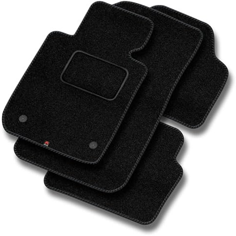 MOTOS Standard Velours-Fußmatten passend für BMW X5 E53 1999-2005 - Standard, Gewebt, Schwarz fußmatten Auto - Erleben Sie neuen Fahrkomfort mit einem Automatten Satz für Ihr Auto