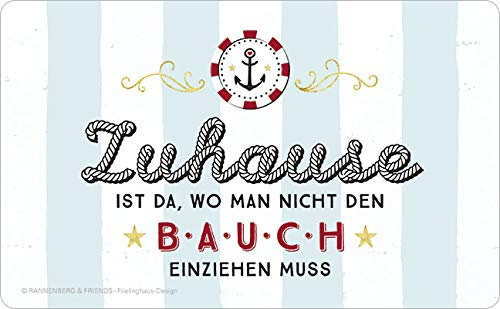 NN. Unterschiedliche Frühstücksbrettchen in den Maßen 23,5 x 14,3 cm mit Sprüchen als Motiv (Zuhause)