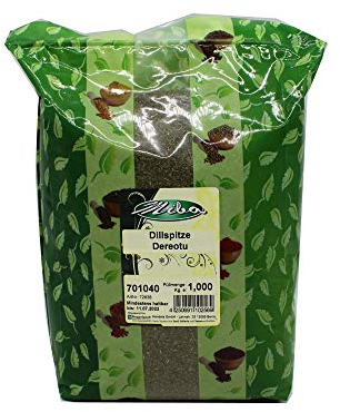 1kg Dill Dillspitzen getrocknet gerebelt gehackt - aromatisch und fein