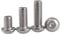 Dreneco Vis à Métaux en Acier Inoxydable, Vis à Six Pans, Bouton à Tête Hexagonale Socket Boulons, M2.5×8mm,100 pcs