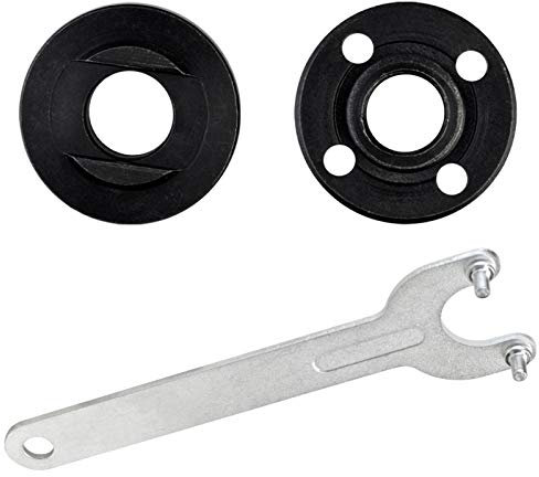 Topbuti 5 5/8-11 Grinder Flange Angle Wrench Spanner Metal Lock Nut for Compatible with Dewalt Milwaukee Makita 193465-4 Bosch Black & Decker Ryobi