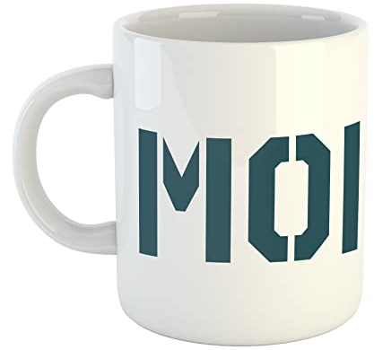 huuraa Kaffeetasse Moin Anker Keramik Tasse 330ml mit Motiv Geschenk Idee für alle Nordlichter