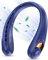 KIDEE Ventilateur de cou portable, rechargeable sans pale, batterie de 4000 mAh améliorée et sortie d'air environnante à 360°, augmente le volume d'air, ultra silencieux, ventilateur portable à longue