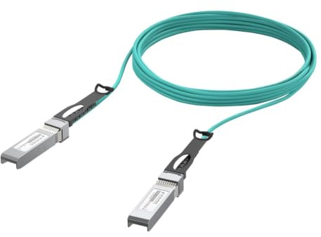 Ubiquiti UACC-AOC-SFP28-10M cavo InfiniBand e in fibra ottica Colore acqua (Fibre optic cable Aqua colour - Warranty: 24M)