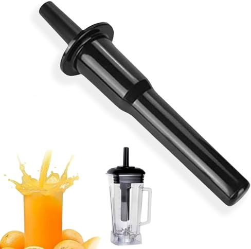 Blender Tamper, Jug Blender, Easy to Clean Durable Plastic Stick Plunger Replacement Blender Tamper Tool Stick Ergonomic Blending Plunger Accessories Compatible for Vitamix 64 Ounce & 40 Ounce Blender
