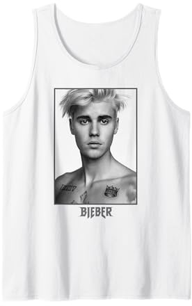 Justin Bieber Offizieller Zweck Tour B&W Sorry Zurück Tank Top