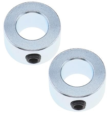 EMSea 2Pcs Gate Security Locking Collars Gate Security Hinge Pin with M6 Socket Head Cap Screws Door Accessories for Wooden Doors Steel Doors 16mm