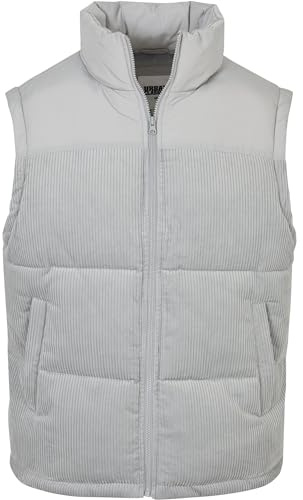 Urban Classics Herren Weste Cord Vest lightasphalt 3XL