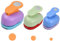 3 Stück Kreisstanze Runde Papierstanze Set Motivstanze für Scrapbooking, Basteln, Fotos, Grußkarten, Geschenkanhänger