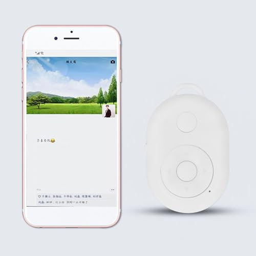 Fernbedienung für App Page Turner Clicker, Bluetooth-Kamera-Videoaufzeichnungsfernbedienung, Intelligenter Scrolling-Ring für, Kabellose