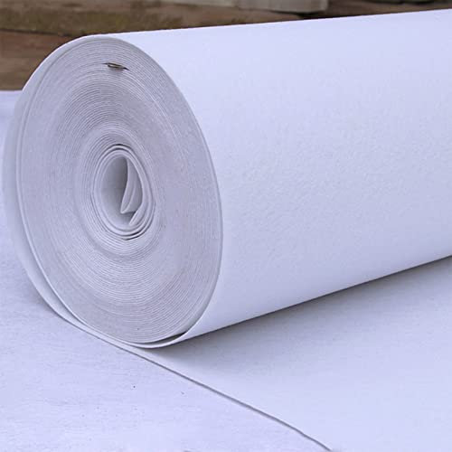 Tapis de Mariage Blanc, Tapis d'allée, Tapis d'événement en Rouleau, épaisseur de 2 mm, 10 m, 20 m, 30 m, pour Couloir de Mariage, église, fête, Plage, décoration (Taille : 1 x 20 m)