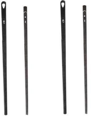 Lurrose 4 Piezas aguja de cuero agujas de costura cordón de cuero agujas metalicas para cuero agujas multiusos para coser cuero tejer aguja de piel con una aguja cuerda de cuero suite