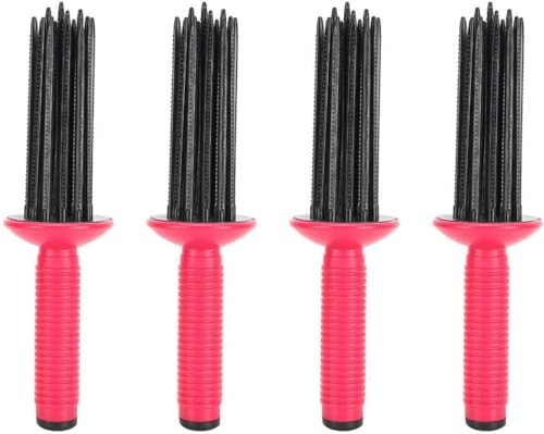 Curling Roll Comb,1 STÜCK Heißluft-Stylingbürste,Mühelose Heißluftbürste Für Trockenes Und Nasses Haarstyling,Haarstyling-Werkzeuge,Professionelle Styling-Bürste,Hairstyling Werkzeuge Für Wellen