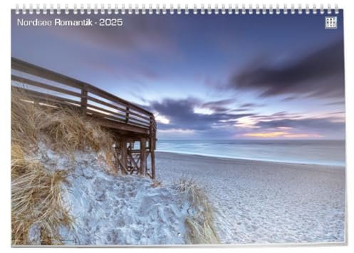 artboxONE Klapp-Kalender 2025 Nordsee Romantik Klappkalender A2 2025 Natur