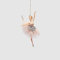 EDG Enzo De Gasperi Anhänger Christbaumschmuck Ballerina 18 cm Rosa Harz