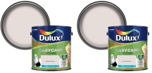 Dulux Easycare Kitchen Matt Emulsion Paint - Goose Down - 2.5L (Pack of 2)