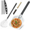 Pizza Oven Accessories, 4PCS Pizza Paddle Tool Kit, 12 Inch Perforated Pizza Peel, Aluminum 9 Inch Pizza Turning Peel with Long Handle, Pizza Oven Brush with Scraper for Making Homemade Pizza Bread
