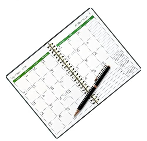 Monthly Planner 2025-2027, Three-Year Kalender, Organizer Notebook, Professional Monthly Organizers, Daily Agenda Datebook for School, College, Business, Home and Offices Planning