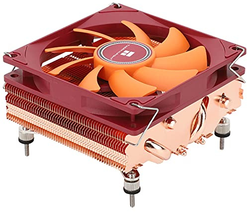 TR-Thermalright AXP90 X47 Full CPU Cooler-4 Heat Pipes, Quiet 92mm Low Profile Fan-2700RPM, 47mm High,for AM4/AM5,Intel LGA1851/1700/115x/1200,Low Profile ITX PC Cooler-Pure Copper Process