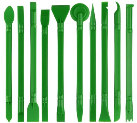 ROKZELT Kit Riparazione Smartphone, 10 Pezzi Spudger, Kit Smontaggio, Outil d'Apertura, Pry Tool, Cacciaviti, Für Telefono, Laptop, Elettronica