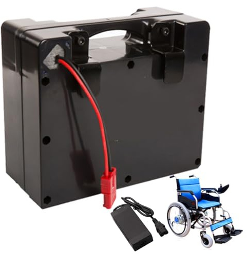 FREEDOH Rollstuhl-Akku 24V Lithium-Ionen-Akku 24V 10Ah 12Ah 15Ah 20Ah 30Ah 35Ah 40Ah 45Ah mit Ladegerät für 0-1100W Motor