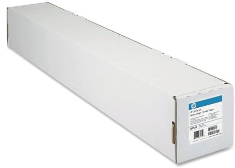 HP - C6019B - Papier couché - 610 mm X 45,7 m - 90 g/ m2 - 1 Rouleau