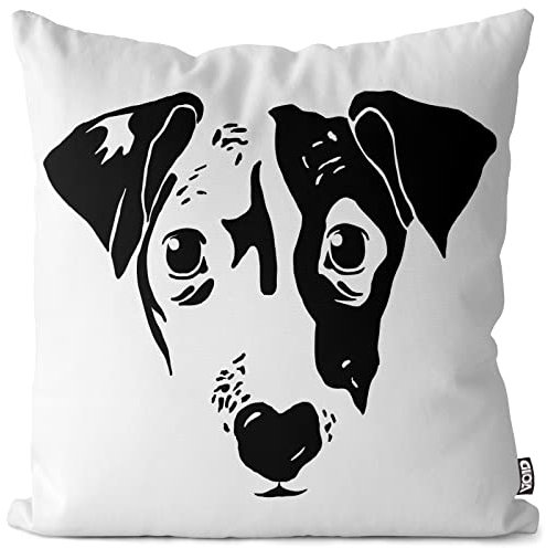 VOID Kleiner Strolch Jack Russell Kissenbezug Kissenhülle Outdoor Indoor, Kissen Größe:40 x 40 cm