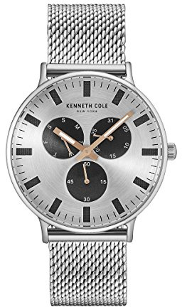 Kenneth Cole New York Herren Uhr Armbanduhr Edelstahl 10031468
