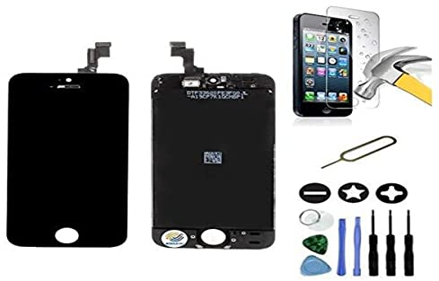 Mobilevie LCD Bildschirm Retina + Touchscreen Auf Chassis Nicht Komplett Für iPhone - Schwarz, iPhone 5S