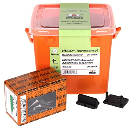 Heco Schrauben Set Schrauben Terrassen Rand (30U)